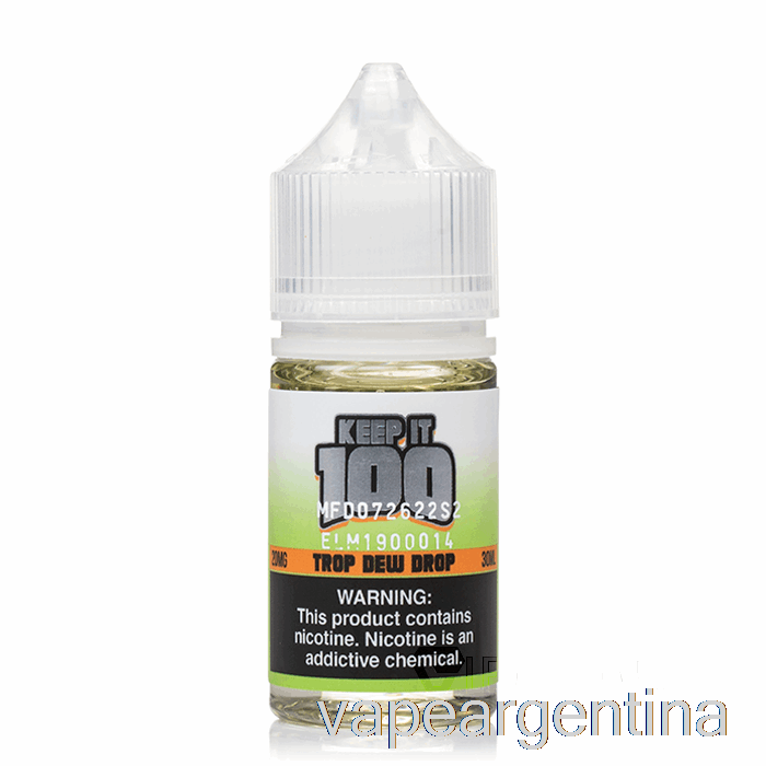 Gota De Rocío Trop - Mantenlo 100 Sal - 30ml 20mg Vape Descartable